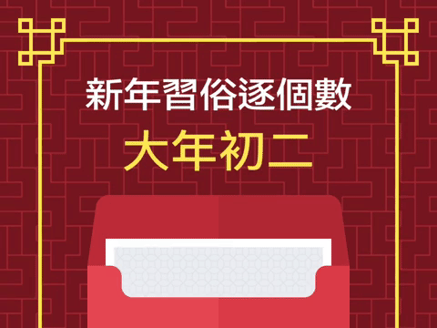 Animated visual for the second day of CNY campaign